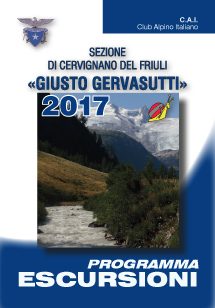 Copertina Programma escursioni 2017